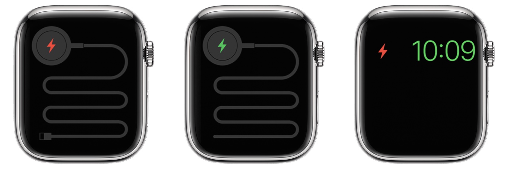 苹果手表充电界面图片